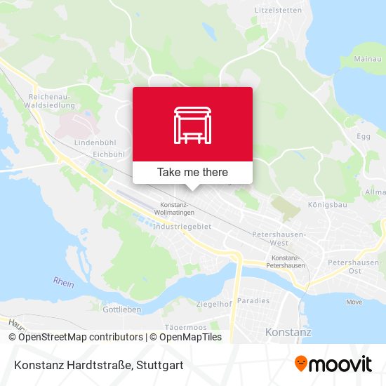 Konstanz Hardtstraße map