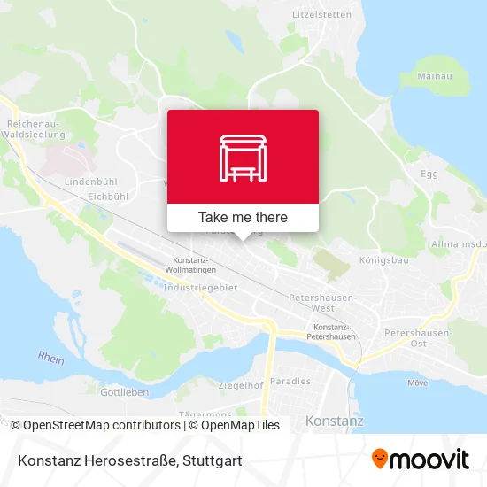 Карта Konstanz Herosestraße