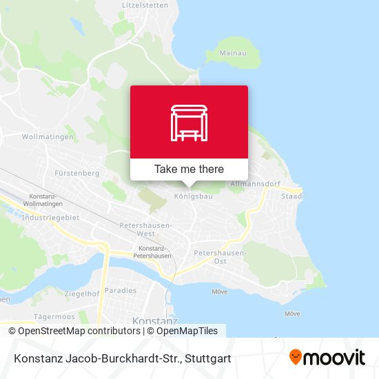 Карта Konstanz Jacob-Burckhardt-Str.