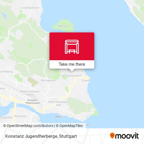 Konstanz Jugendherberge map