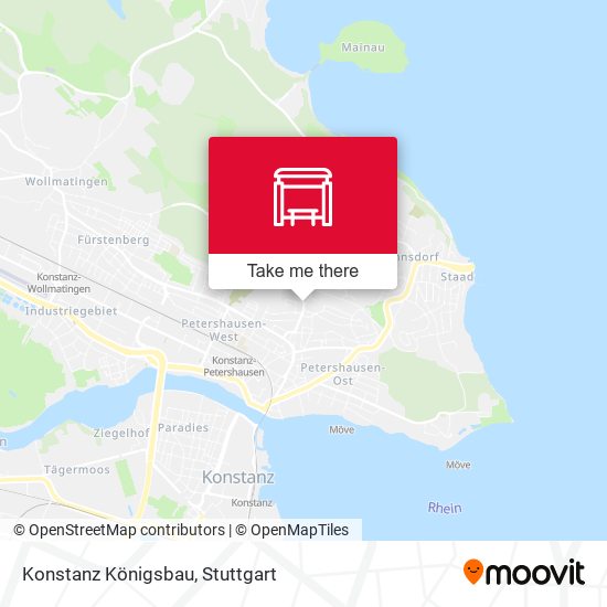 Konstanz Königsbau map
