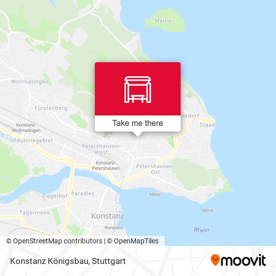 Konstanz Königsbau map