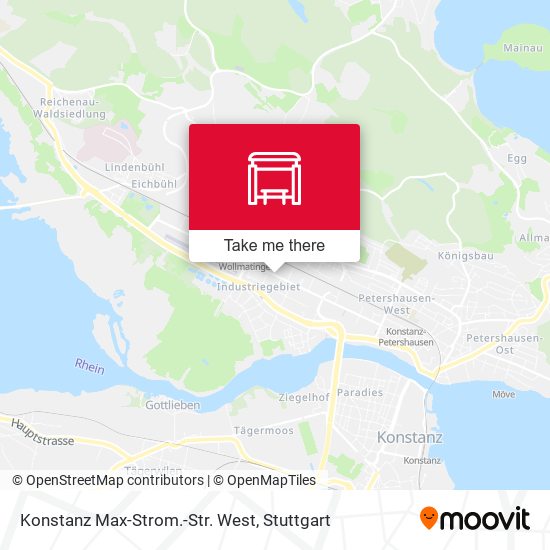 Konstanz Max-Strom.-Str. West map