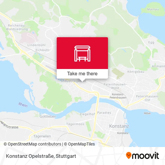 Карта Konstanz Opelstraße