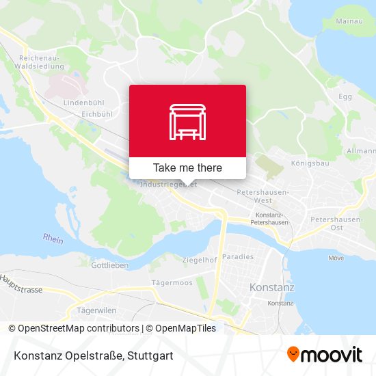 Konstanz Opelstraße map