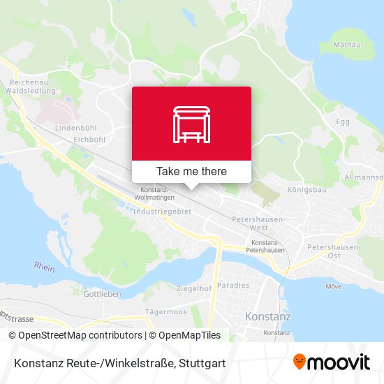 Карта Konstanz Reute-/Winkelstraße