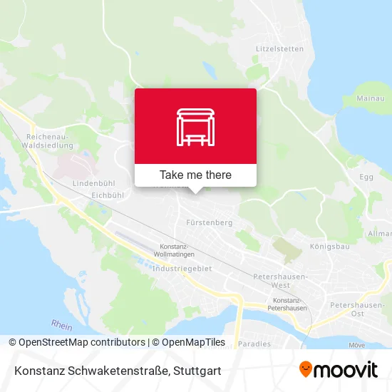 Карта Konstanz Schwaketenstraße