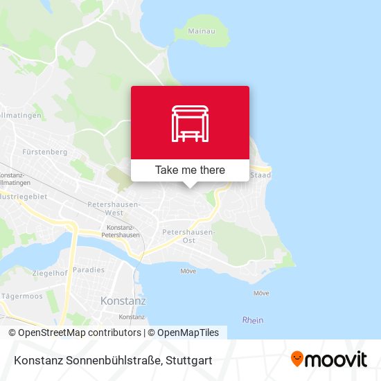 Konstanz Sonnenbühlstraße map