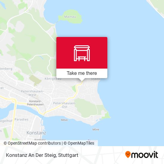 Konstanz An Der Steig map