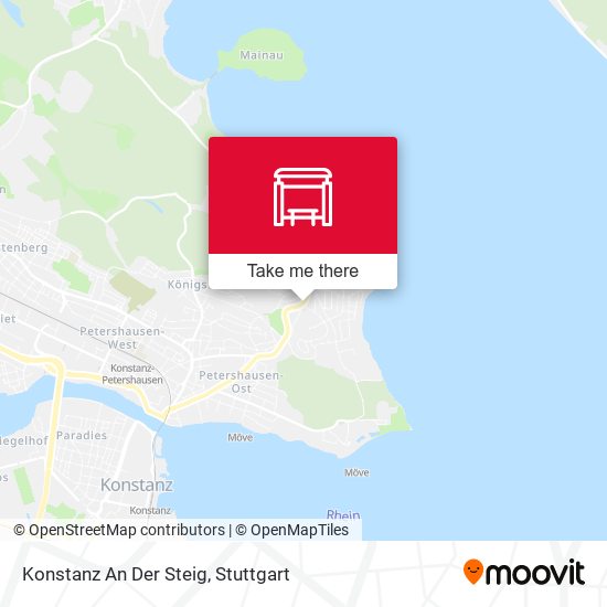 Карта Konstanz An Der Steig