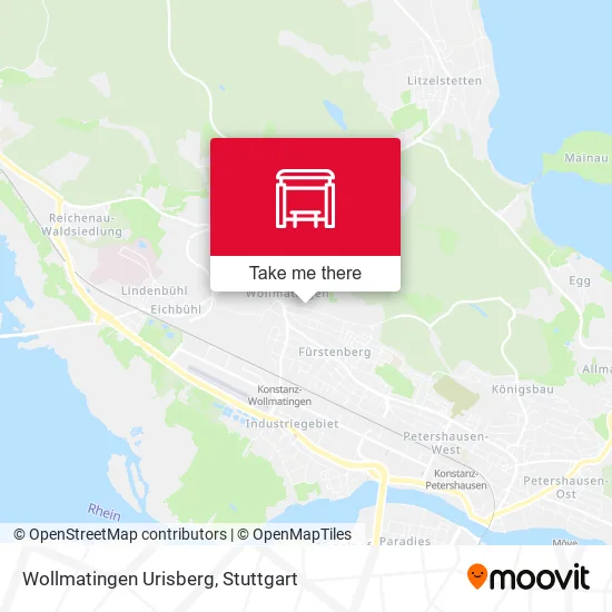 Карта Wollmatingen Urisberg