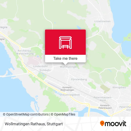 Карта Wollmatingen Rathaus