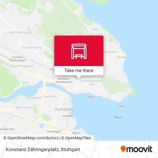 Карта Konstanz Zähringerplatz