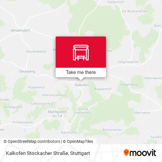 Карта Kalkofen Stockacher Straße