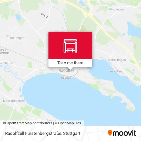 Карта Radolfzell Fürstenbergstraße