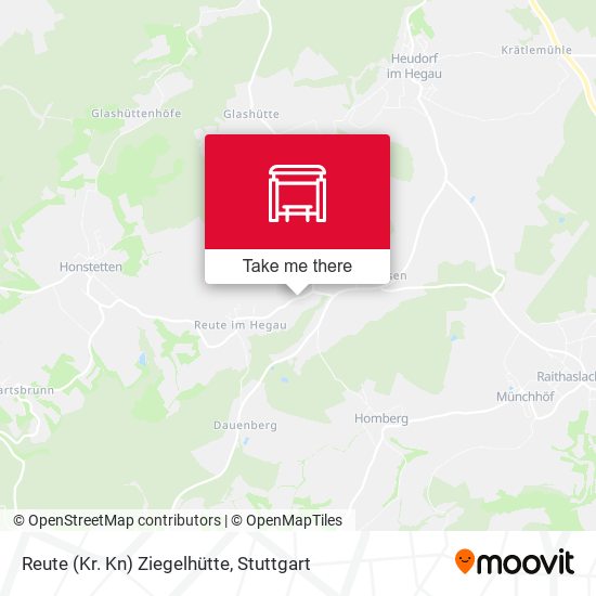Reute (Kr. Kn) Ziegelhütte map