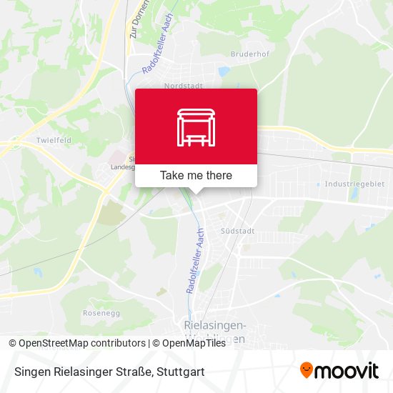 Singen Rielasinger Straße map