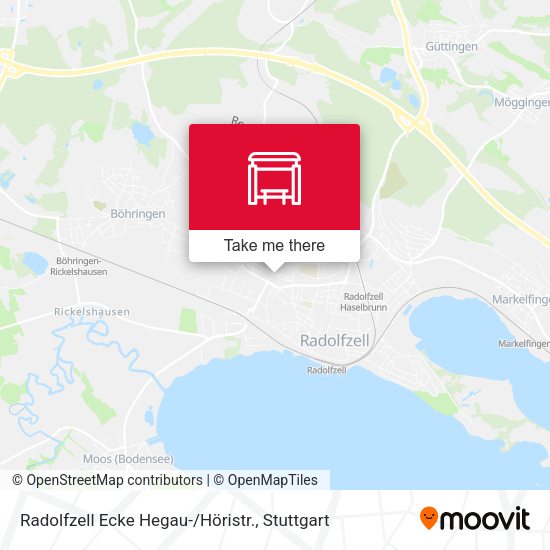 Radolfzell Ecke Hegau- / Höristr. map