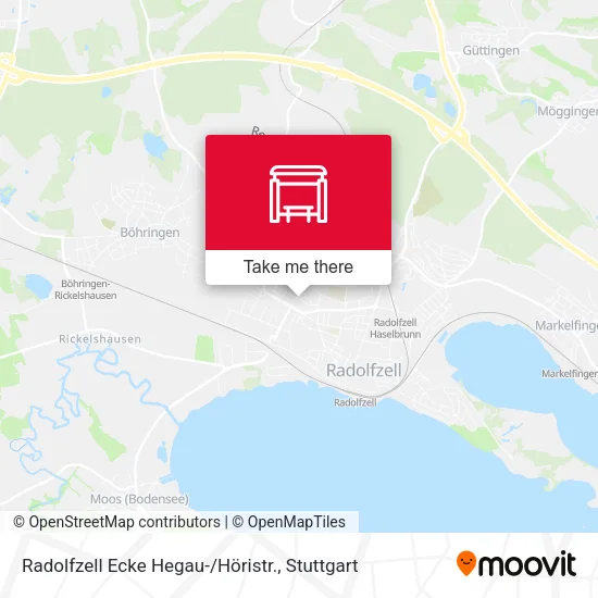 Карта Radolfzell Ecke Hegau- / Höristr.