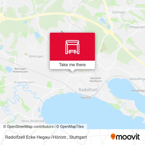 Карта Radolfzell Ecke Hegau- / Höristr.