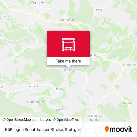 Büßlingen Schaffhauser Straße map