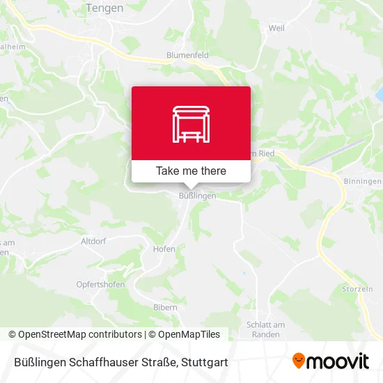 Карта Büßlingen Schaffhauser Straße