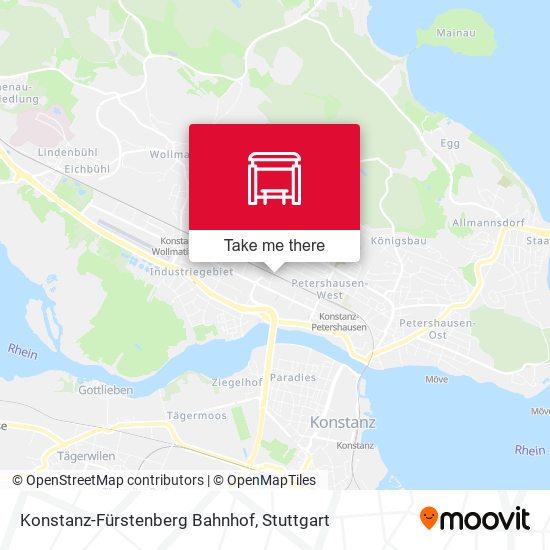 Konstanz-Fürstenberg Bahnhof map