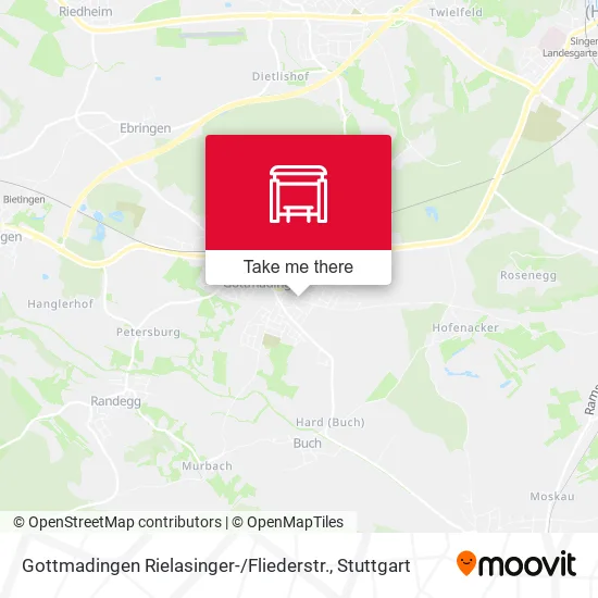 Карта Gottmadingen Rielasinger- / Fliederstr.