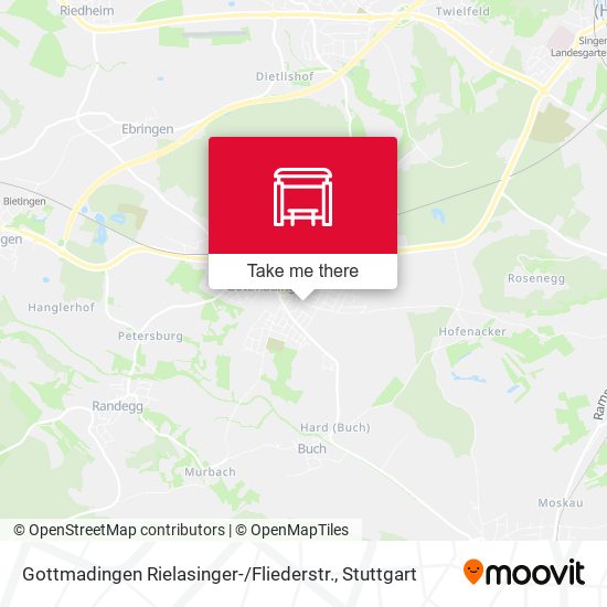 Карта Gottmadingen Rielasinger- / Fliederstr.