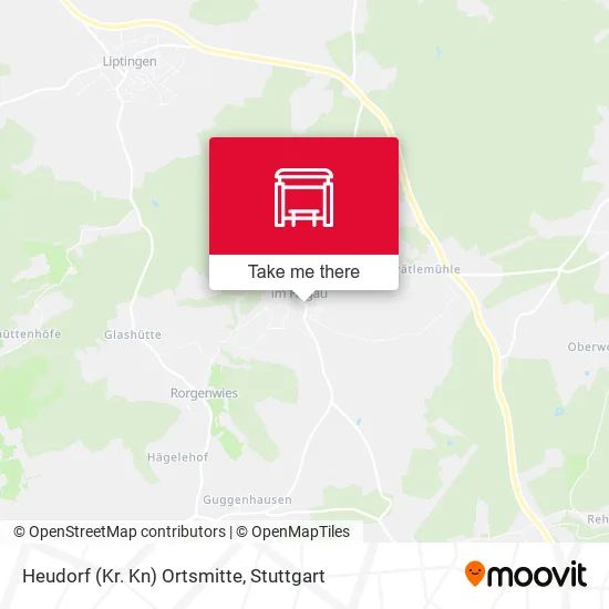 Карта Heudorf (Kr. Kn) Ortsmitte