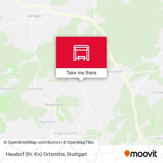 Карта Heudorf (Kr. Kn) Ortsmitte