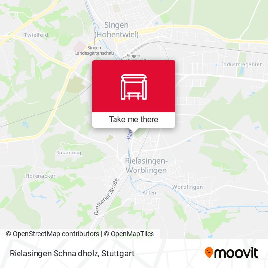 Rielasingen Schnaidholz map