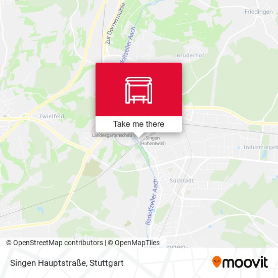 Singen Hauptstraße map