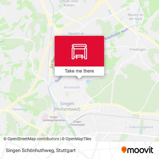 Singen Schönhuthweg map