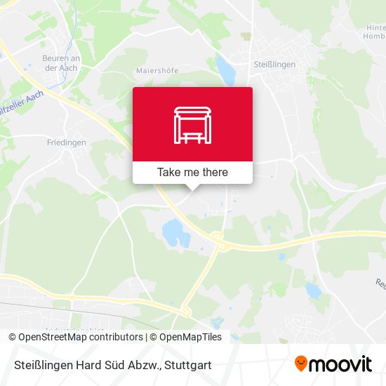 Steißlingen Hard Süd Abzw. map