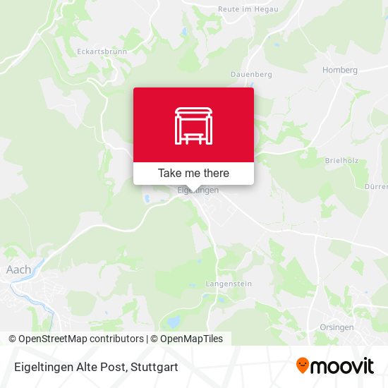 Eigeltingen Alte Post map