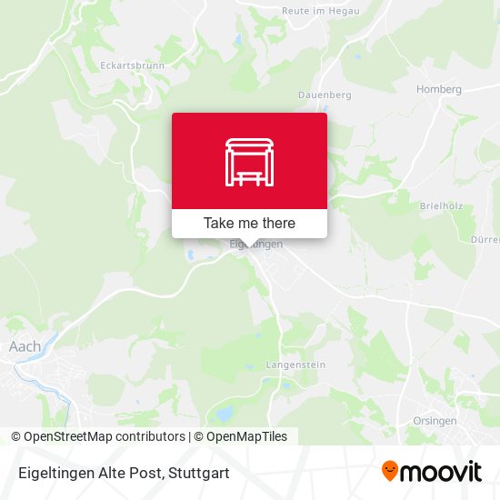 Eigeltingen Alte Post map