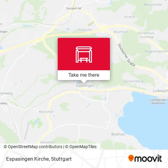 Espasingen Kirche map