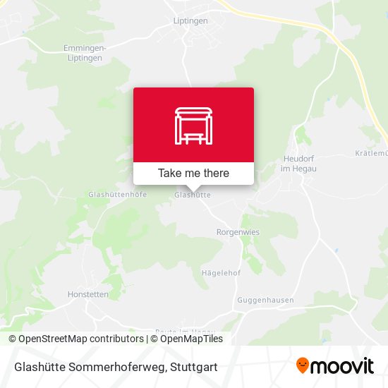 Glashütte Sommerhoferweg map