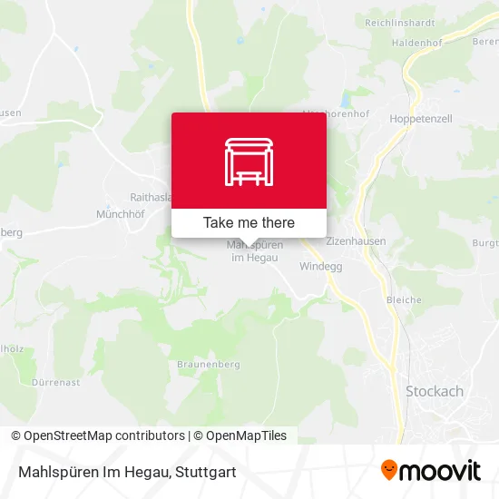 Карта Mahlspüren Im Hegau