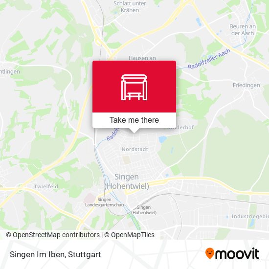 Карта Singen Im Iben