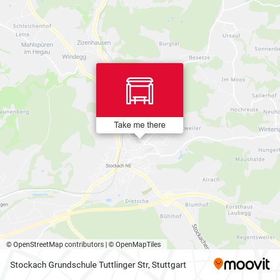 Карта Stockach Grundschule Tuttlinger Str