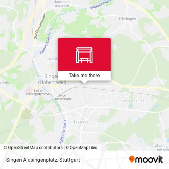 Singen Alusingenplatz map