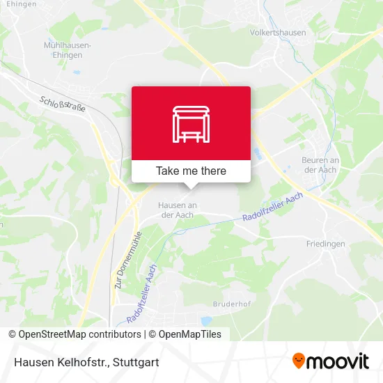 Карта Hausen Kelhofstr.