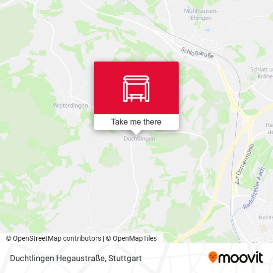 Duchtlingen Hegaustraße map