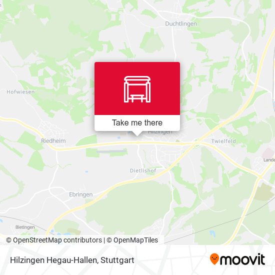 Hilzingen Hegau-Hallen map
