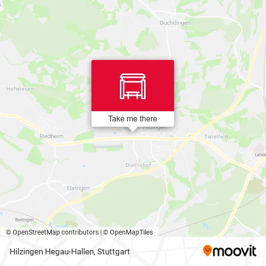 Карта Hilzingen Hegau-Hallen