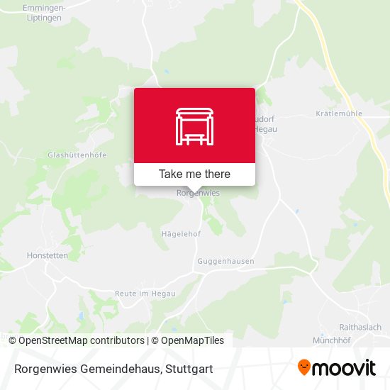 Rorgenwies Gemeindehaus map