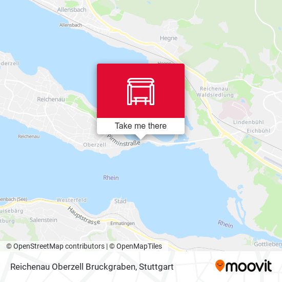 Reichenau Oberzell Bruckgraben map