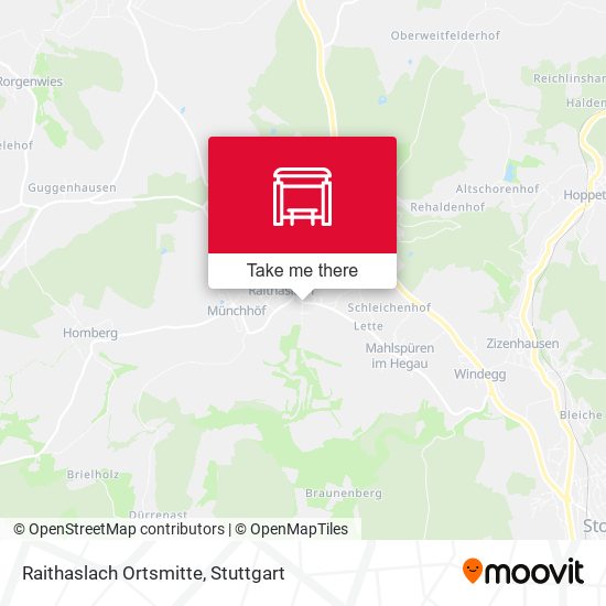 Raithaslach Ortsmitte map
